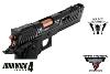 JOHN WICK 4 - PISTOLET PIT VIPER LICENCE OFFICIELLE TARAN TACTICAL INNOVATIONS TOUT METAL (VERSION CULASSE & PIECES USINES CNC ALUMINIUM - LICENSED TTI / ARMY ARMAMENT)