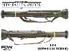 STAR WARS - LANCE ROQUETTE AT-4, INSPIRATION DE LA BASE DU RPS-6 ROCKET LAUNCHER "JEDI : FALLEN ORDER" (FCW DUMMY VERSION - NE TIRE PAS)