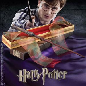 HARRY POTTER - BAGUETTE OFFICIELLE AVEC BOITE OLLIVANDER (MODELE EN RESINE HAUTE FINITION - THE NOBLE COLLECTION)