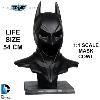 BATMAN : THE DARK KNIGHT TRILOGY - MASQUE OFFICIEL ECHELLE 1/1 54 CM DC DIRECT (MASK COWL - DC COMICS - McFARLANE)