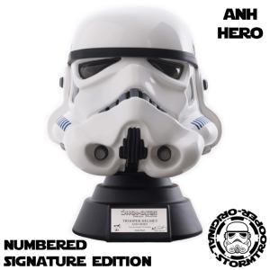 STAR WARS - STORMTROOPER "ANH HERO" CASQUE MOULAGE D'ORIGINE OFFICIEL SIGNATURE EDITION ET NUMEROTE (ORIGINAL - STORMTROOPER)