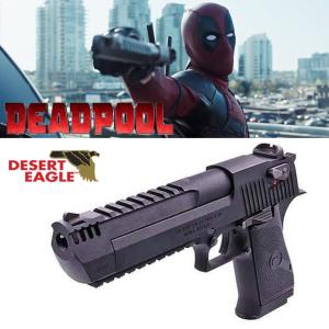 DEADPOOL - PISTOLET OFFICIEL AVEC RETOUR DE CULASSE (LICENCE DESERT EAGLE)