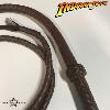 INDIANA JONES - VÉRITABLE FOUET EN CUIR TRESSÉ PROP REPLICA (WESTERN STAR USA - 6 FEET)