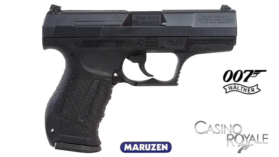 JAMES BOND CASINO ROYALE PISTOLET WALTHER P99 OFFICIEL + CIBLE PLIANTE OFFERTE ! (WALTHER
