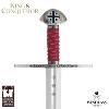 KING & CONQUEROR (SERIE) - EPEE OFFICIELLE WILLIAM LE CONQUERANT FORGEE MAIN LIMITED EDITION AVEC FOURREAU CUIR DELUXE (WINDLASS STUDIOS - MUSEUM REPLICAS LIMITED)