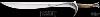 THE HOBBIT - EPEE "ORCRIST" DE THORIN OAKENSHIELD OFFICIELLE + SUPPORT BOIS DELUXE (UNITED CUTLERY)