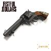 POUR UNE POIGNEE DE DOLLARS (A FISTFULL OF DOLLARS) - REPLIQUE REVOLVER COLT 45 SAA PEACEMAKER TOUT METAL AVEC SERPENTS SUR LA CROSSE (REPRODUCTION VERSION DENIX)