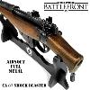  STAR WARS - STORMTROOPER SHOCK BLASTER CA-87 TOUT METAL "PATINEE" & BOIS VERITABLE AVEC MUSETTE A MUNITION EN CUIR (VERSION AIRSOFT RWA - PROTOTYPE PIECE UNIQUE)
