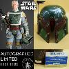 STAR WARS - CASQUE BOBA FETT OFFICIEL AUTOGRAPHED JEREMY BULLOCH (RUBIE'S - RADTKE SPORTS)