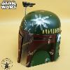 STAR WARS - CASQUE BOBA FETT OFFICIEL AUTOGRAPHED JEREMY BULLOCH (RUBIE'S - RADTKE SPORTS)