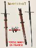 BRAVEHEART - REPRODUCTION EPEE WILLIAM WALLACE AUTHENTIQUE FORGE MAIN EN FRANCE (PRACTICAL - ARTISAN FORGERON - NO LIMITS)