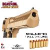 DEADPOOL 3 : DEADPOOL & WOLVERINE - PISTOLET OFFICIEL DESERT EAGLE .50AE "BRIGHT GOLD" AVEC EJECTION DE DOUILLES & AMORCES LIMITED EDITION + MALLETTE (SOUS LICENCE IMPORT JAPAN TANAKA WORKS)