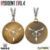 RESIDENT EVIL 4 - PACK OFFICIEL : COLLIER PENDENTIF ASHLEY GRAHAM + MEDAILLON MENDEZ + CLE WAYSHRINE + CLE INSIGNIA OFFICIELS LIMITED EDITION PROP REPLICA ECHELLE 1:1 (CAPCOM / FANATTIK)