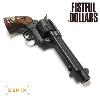 POUR UNE POIGNEE DE DOLLARS (A FISTFULL OF DOLLARS) - REPLIQUE REVOLVER COLT 45 SAA PEACEMAKER TOUT METAL AVEC SERPENTS SUR LA CROSSE (REPRODUCTION VERSION DENIX)