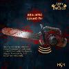 ARMY OF DARKNESS (EVIL DEAD 3) - ASH TRONÇONNEUSE OFFICIELLE ECHELLE 1/1 AVEC SON REALISTE (MGM - ASH'S CHAINSAW PROP REPLICA - SYNDICATE COLLECTIBLES)