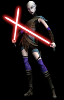 STAR WARS - SABRE DUO (2 SABRES) LASER ASAJJ VENTRESS FX OFFICIEL (HASBRO - THE BLACK SERIES - THE CLONE WARS)