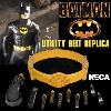 BATMAN (1989) - CEINTURE UTILITAIRE AVEC GADGETS, ACCESSOIRES, LANCE GRAPPIN & COMMUNICATEUR OFFICIELS ECHELLE 1/1 (UTILITY BELT REPLICA - DC COLLECTIBLES - NECA)
