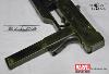 BLADE - PISTOLET MITRAILLEUR MAC 11 OFFICIEL TOUT METAL AVEC RETOUR DE CULASSE (MARVEL ™ - SHOWGUNS)