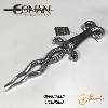 CONAN - DAGUE SERPENT OFFICIELLE MARTO LIMITED EDITION NUMEROTEE AVEC UNE "POINTE CASSEE VENDUE DANS L'ETAT" ! ("THULSA DOOM DAGGER" - SOUS LICENCE MARTO/20TH CENTURY FOX)