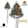 THE HOBBIT - EPEE "STING" BILBO SACQUET OFFICIELLE + SUPPORT METAL DELUXE (VERSION NOBLE COLLECTION)