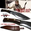 RESIDENT EVIL EXTINCTION - KUKRI REPRODUCTION AUTHENTIQUE  (FAIT MAIN EN FRANCE - ARTISAN FORGERON)