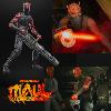 STAR WARS (SERIE) : MAUL SHADOW LORD - MITRAILLEUSE ICARUS AUTOMATIQUE VULCAN M134-A2 OFFICIELLE TOUT METAL "HEAVY ROTARY BLASTER CANNON" (LONG MACHINE GUN - AIRSOFT - CLASSIC ARMY)