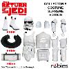   STAR WARS - STORMTROOPER SUPREME EDITION COSTUME "COMPLET" OFFICIEL TAILLE STANDARD + "BOTTES OFFERTES" + "TOUR DE COU & DÉTONATEUR THERMAL OFFERTS" (SOUS LICENSE LUCASFILM LTD™ - RUBIE'S COLLECTOR)