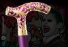 SUICIDE SQUAD - JOKER CANNE OFFICIELLE EN METAL & BOIS VERITABLE (DC COMICS - THE NOBLE COLLECTION)