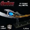 AVENGERS: AGE OF ULTRON - REPLIQUE SCEPTRE DE LOKI ECHELLE 1/1 TOUT METAL AVEC SUPPORT ECLAIRE PAR LEDS (REPRODUCTION ART REPLICAS)