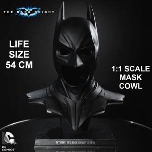 BATMAN : THE DARK KNIGHT TRILOGY - MASQUE OFFICIEL ECHELLE 1/1 54 CM DC DIRECT (MASK COWL - DC COMICS - McFARLANE)