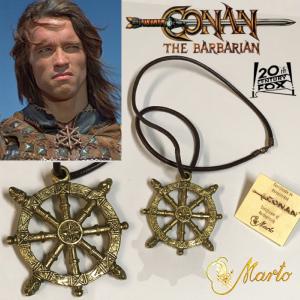 CONAN - PENDENTIF COLLIER OFFICIEL MARTO LIMITED EDITION EXCLUSIF TOUT EN LAITON MASSIF (IMPORT USA - MARTO - 20TH CENTURY FOX)