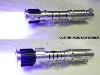 STAR WARS - SABRE LASER MARA JADE CUSTOM LIGHTSABER (LAME AMOVIBLE - PRACTICAL - FAIT AU USA PAR SABER FORGE)
