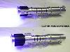 STAR WARS - SABRE LASER MARA JADE CUSTOM LIGHTSABER (LAME AMOVIBLE - PRACTICAL - FAIT MAIN AU USA PAR SABER FORGE)