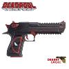 DEADPOOL (MARVEL COMICS) - PISTOLET OFFICIEL AVEC RETOUR DE CULASSE (LICENCE DESERT EAGLE)