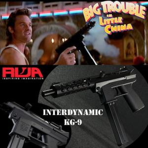 LES AVENTURES DE JACK BURTON DANS LES GRIFFES DU MANDARIN - PISTOLET MITRAILLEUR AUTO KG-9 OFFICIEL