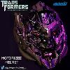 TRANSFORMERS : DARK OF THE MOON – CASQUE INTEGRAL MEGATRON OFFICIEL OUVERTURE MOTORISEE, SON & ECLAIRAGE LEDS + MALLETTE COLLECTOR (TRANSFORMERS™ - HASBRO™ - KILLERBODY)