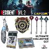 RESIDENT EVIL 2 - PACK : COFFRET COLLECTOR R.P.D. + PENDENTIF CLAIRE REDFIELD + JEU DE CLES R.P.D. OFFICIELS LIMITED EDITION PROP REPLICA ECHELLE 1:1 (CAPCOM / FANATTIK)