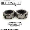  STAR WARS - STORMTROOPER MENOTTES OFFICIELLES AVEC ECLAIRAGE LEDS (LICENCE LUCASFILM™ LTD. & DISNEY - STORMTROOPER BINDERS W/ LIGHT HANDCUFFS)