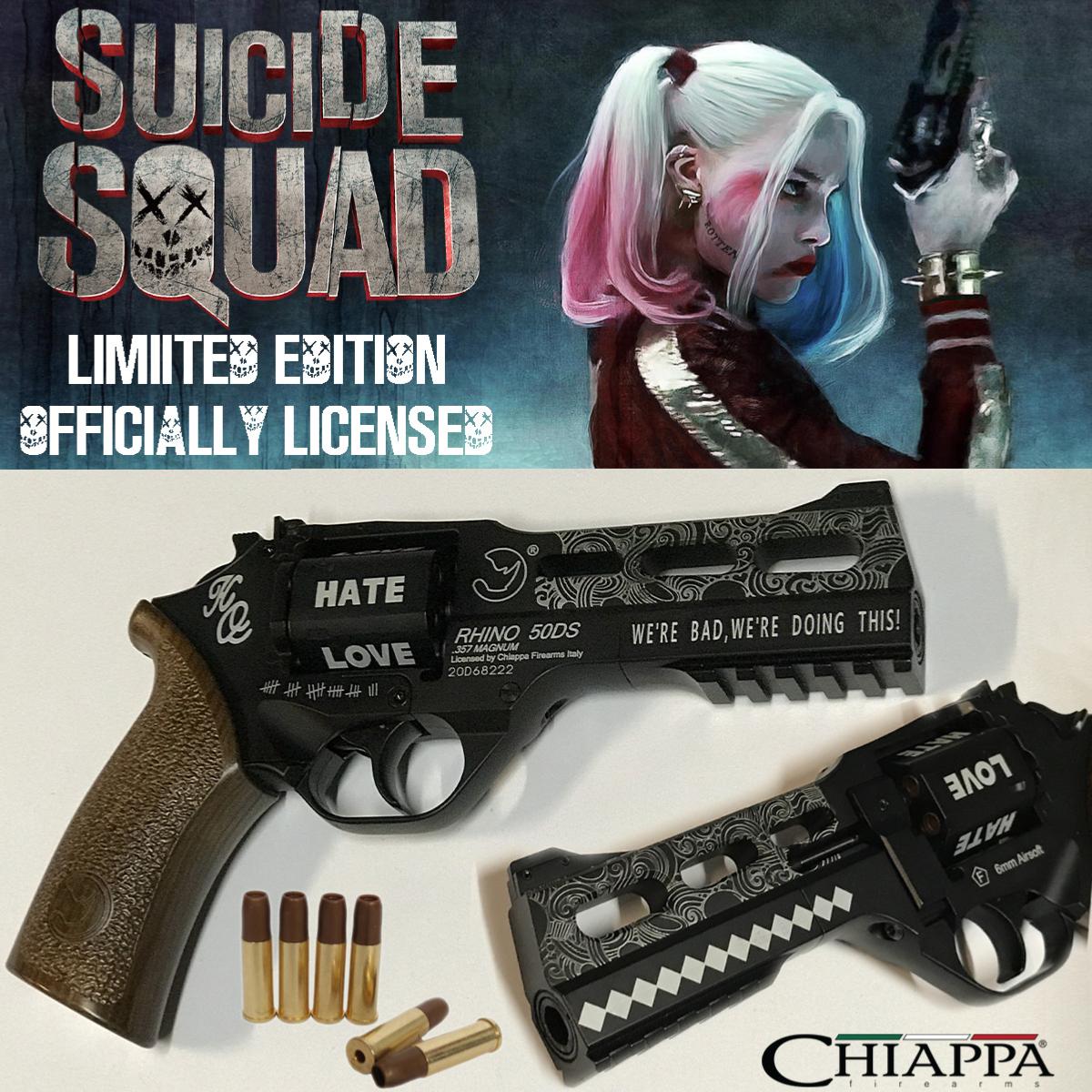 SUICIDE SQUAD HARLEY QUINN REVOLVER OFFICIEL TOUT METAL LIMITED