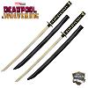 DEADPOOL 3 : DEADPOOL & WOLVERINE - REPLIQUE DOUBLE SABRES KATANA "ARTHUR & BEA" + HARNAIS DE TRANSPORT DORSAL (REPRODUCTION ART REPLICAS)