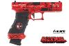 DEADPOOL (MARVEL COMICS) - PISTOLET GLOCK 17 OFFICIEL AVEC RETOUR DE CULASSE (LICENCE ASCEND / WE)