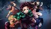 DEMON SLAYER: KIMETSU NO YAIBA - REPLIQUE SABRE KATANA TANJIRO KAMADO LAME "DAMAS" FORGE MAIN LIMITED EDITION (FOURREAU ENDOMMAGÉ - REPRODUCTION ART REPLICAS / WINDLASS STEELCRAFTS)