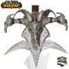 WORLD OF WARCRAFT : WRATH OF THE LICH KING - REPLIQUE EPEE FROSTMOURNE DE ARTHAS DEUILLEGIVRE AVEC SUPPORT BOIS DELUXE (REPRODUCTION ART REPLICAS)