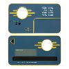 FALLOUT - REPLIQUE VAULT SECURITY KEYCARD TOUT METAL OFFICIELLE LIMITED EDITION (FANATTIK - FALLOUT™)