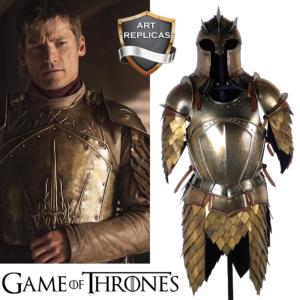 GAME OF THRONES - REPRODUCTION ARMURE ET CASQUE LANNISTER ET MOUNTAIN ZOMBIE (ART REPLICAS)