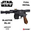 STAR WARS - HAN SOLO BLASTER LOURD DL-44 TOUT METAL LIMITED EDITION (VERSION AIRSOFT CO2 - AW CUSTOM)