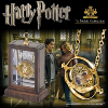 HARRY POTTER - PENDENTIF RETOURNEUR DE TEMPS OFFICIEL PLAQUE OR 24 CARATS AVEC SUPPORT DELUXE