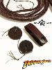 INDIANA JONES - VERITABLE FOUET EN CUIR HAUT DE GAMME PROP REPLICA (WESTERN STAR USA)