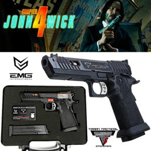 JOHN WICK 4 - PISTOLET EMG PIT VIPER GBB TARAN TACTICAL INNOVATIONS LICENCE OFFICIEL LIMITED EDITION + MALLETTE (AVEC CERTIFICAT & GRAVURES D'AUTHENTICITÉ)