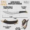 LOTR (LE SEIGNEUR DES ANNEAUX) - ARAGORN STRIDER RANGER DAGUE ELFIQUE, FOURREAU & SUPPORT BOIS OFFICIELS (UNITED CUTLERY BRANDS)